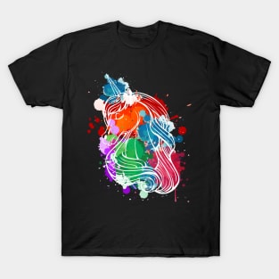 Unicorn - Watercolor Magic Rainbow Color T-Shirt